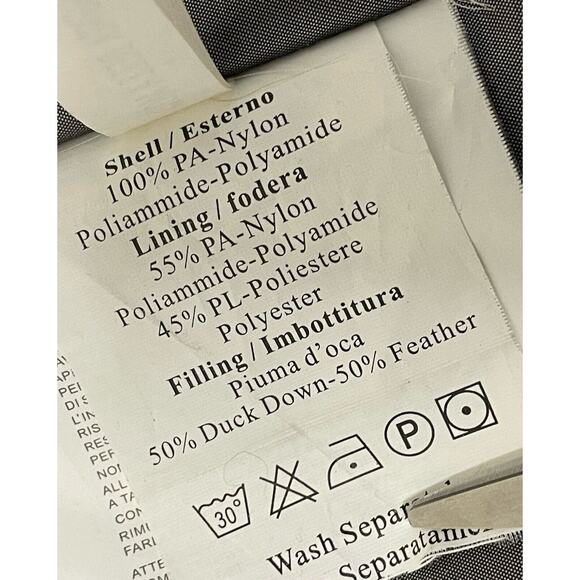 Compagnia Della Moda Brown Down Jacket Rabbit Fur Collar Women XS/S Alps Skiing - Picture 14 of 16